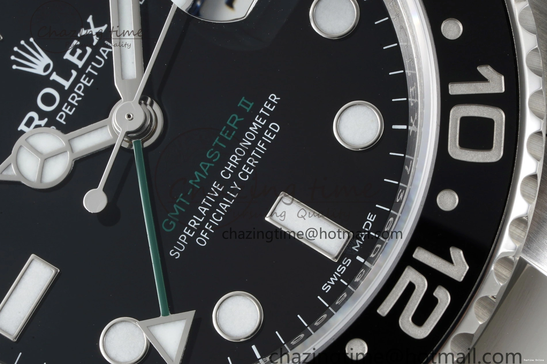 1219 RelaxedFit GMT Master II 116710 LN 904L SS C+F 1:1 Best Edition Black Dial on Oyster Bracelet VR3285 CHS 2252